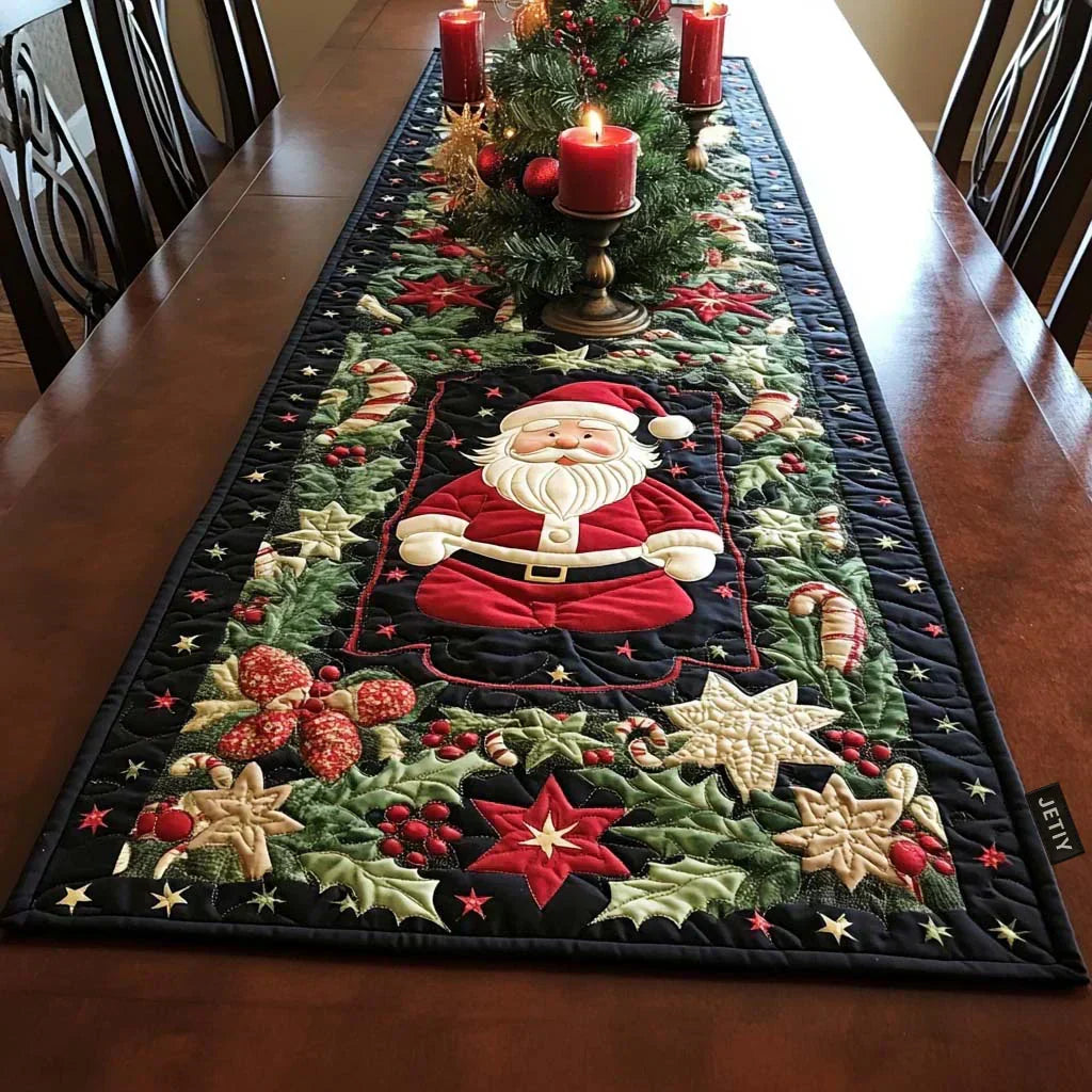 Quilted Table Runner - Arctic Glow