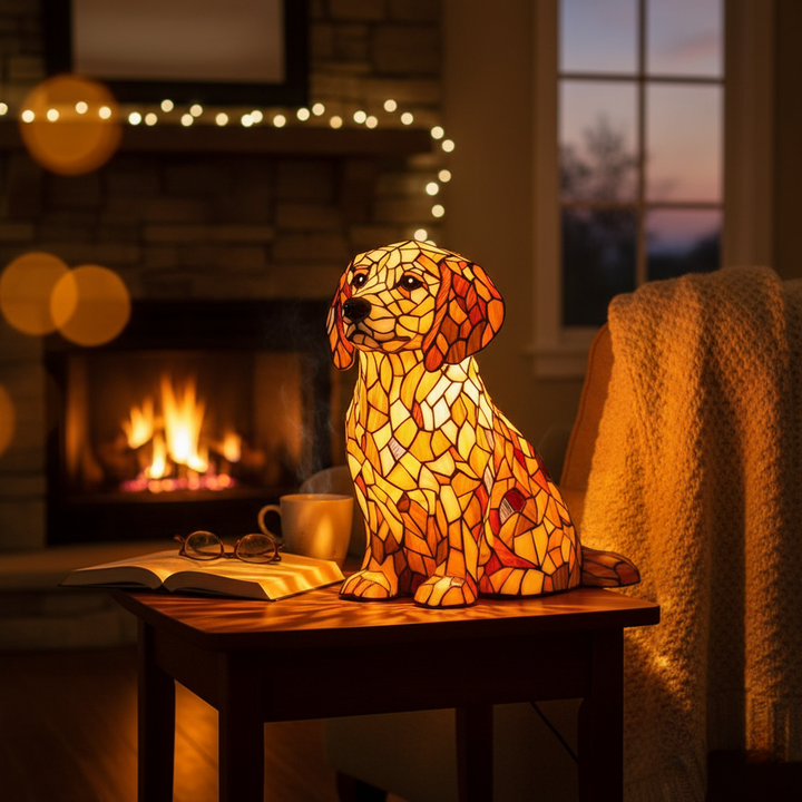 Lily the Spirit Golden Retriever Figurine