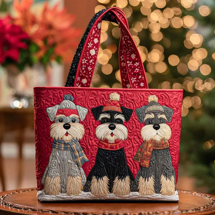 Handmade Bag - Schnauzer Trio