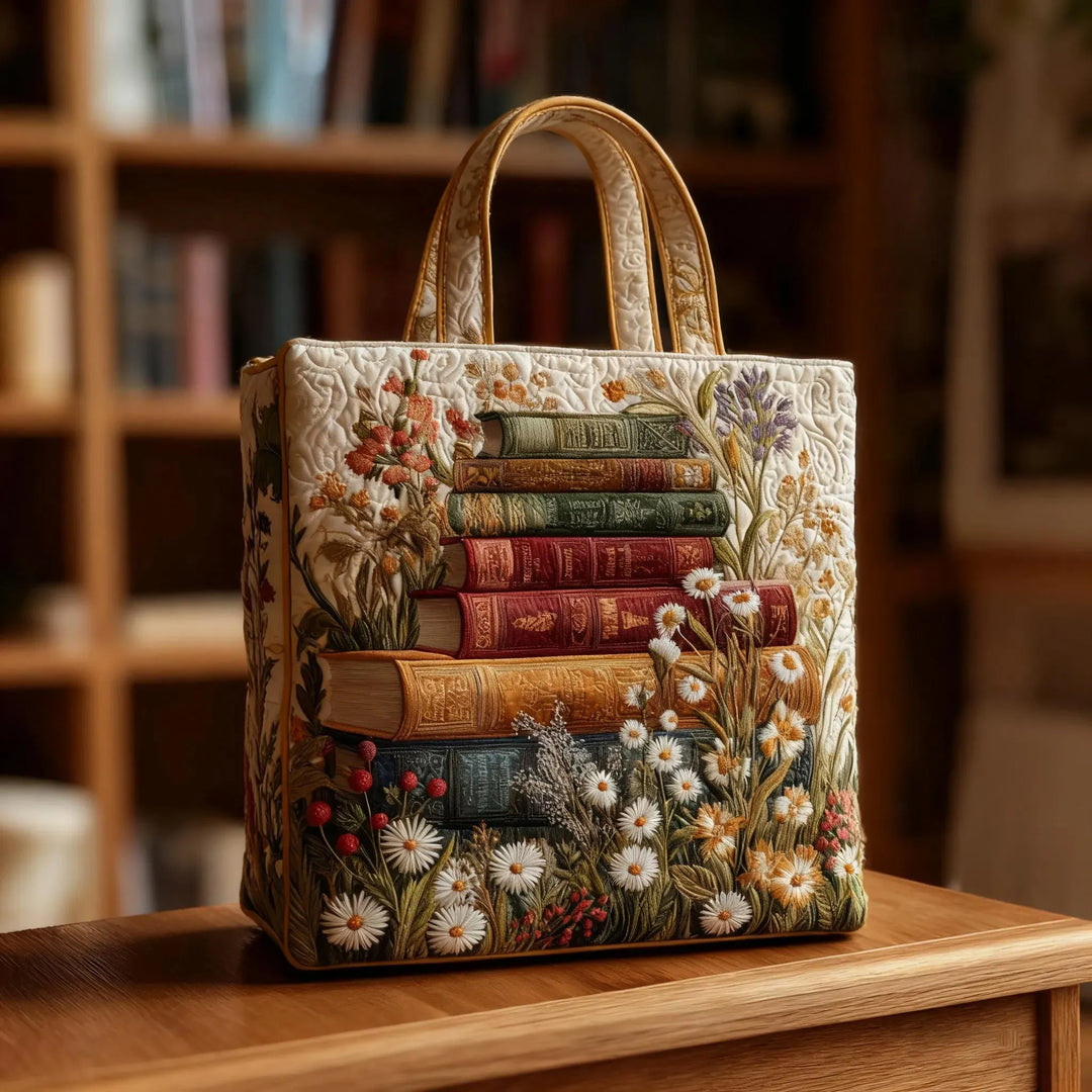 Handmade Quilted Bag - Floral Motif