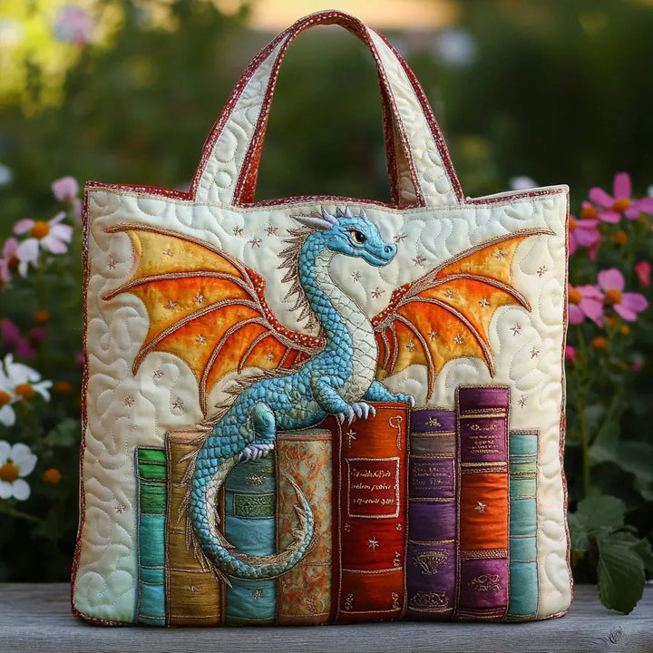 Quilted Bag - Emerald Guardian Dragon