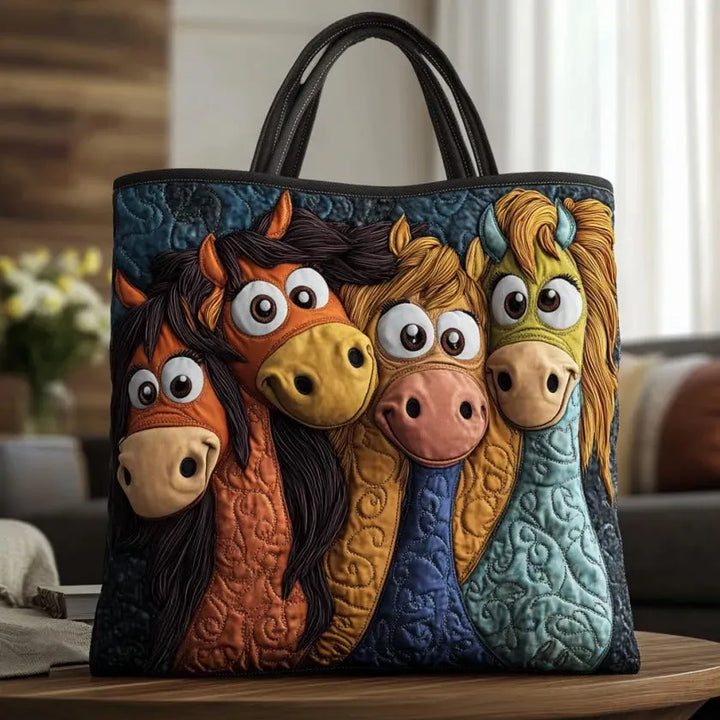 Handmade Bag - Playful Foals