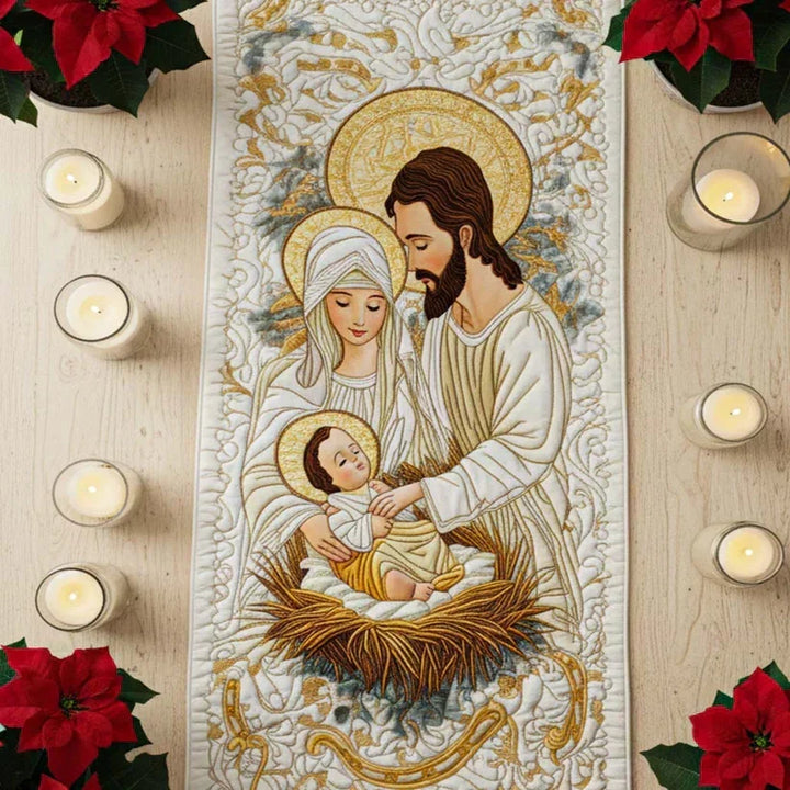 Quilted Table Runner - Light of Bethlehem