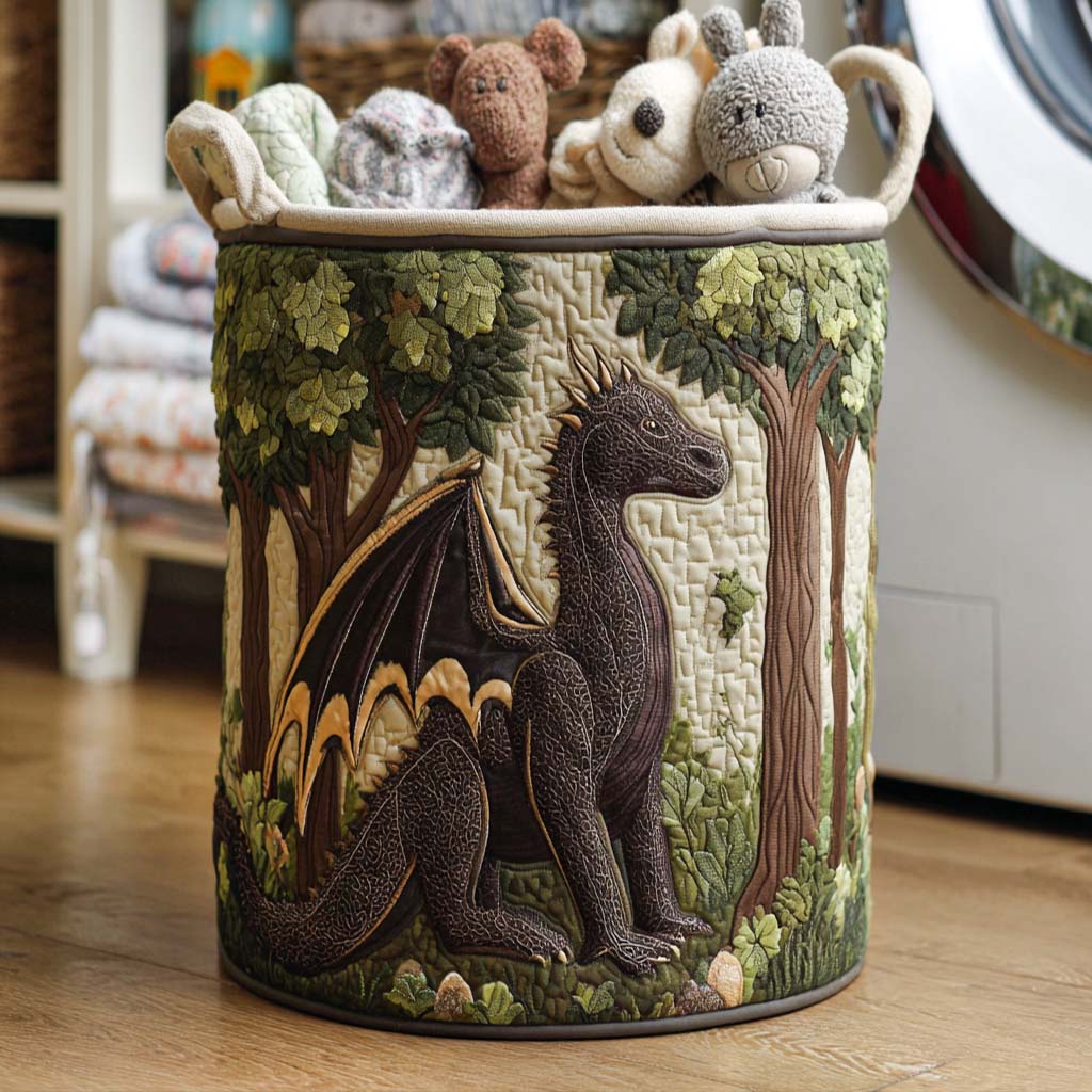 Quilted Laundry Basket - Blazing Spirit