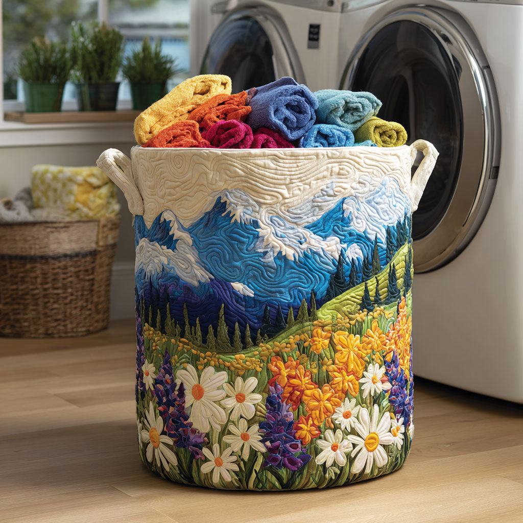Quilted Laundry Basket - Bloom Valley
