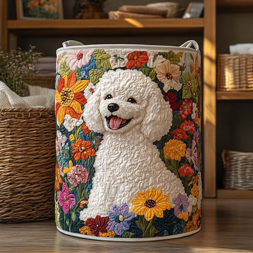 Quilted Laundry Basket - Bloomfield Joy