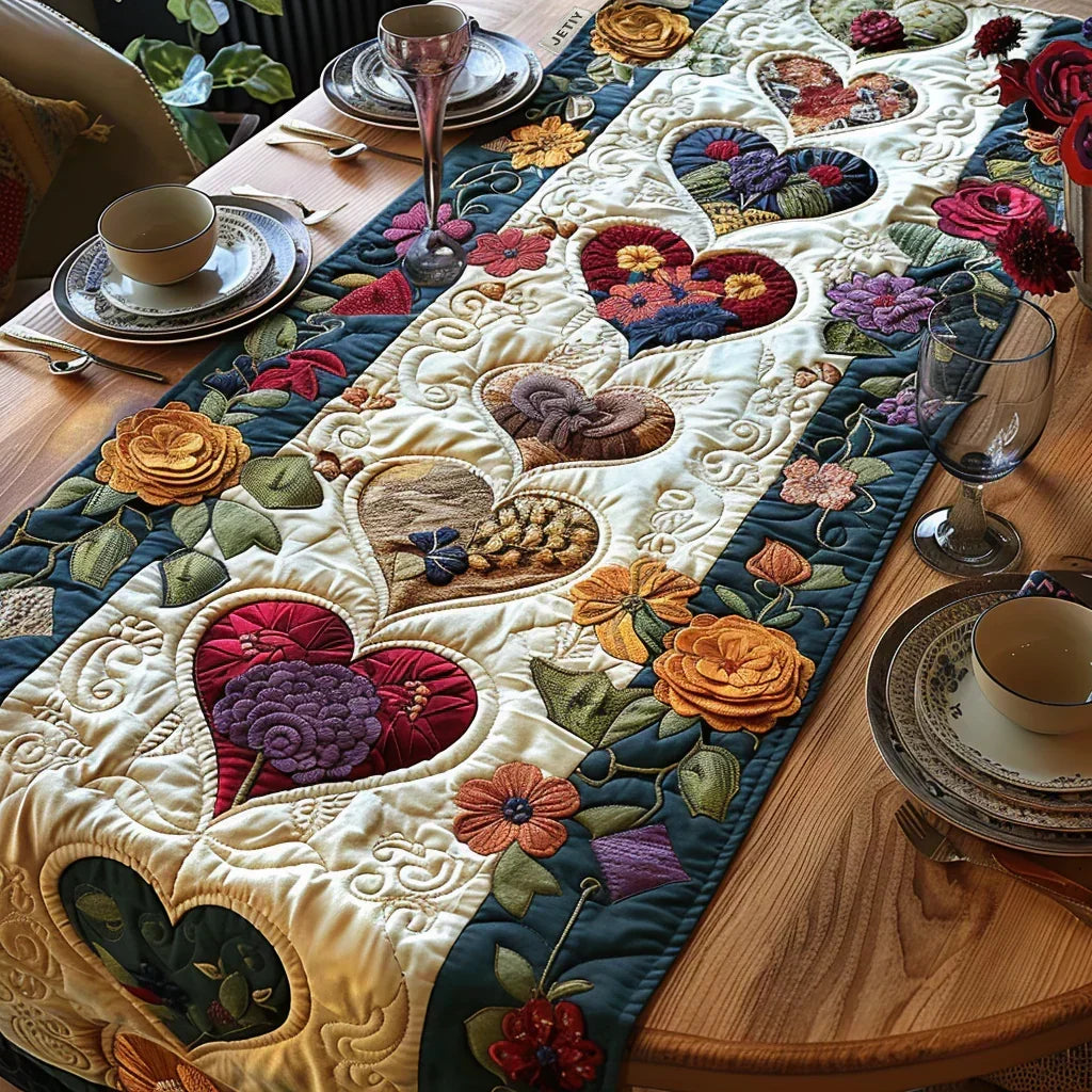 Quilted Table Runner - In Bloom