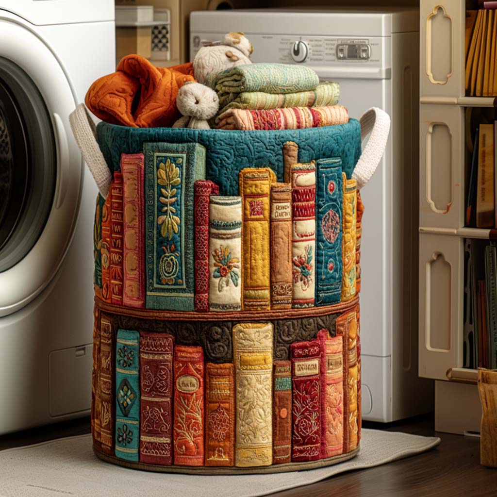 Quilted Laundry Basket - Soft Cozy Nest
