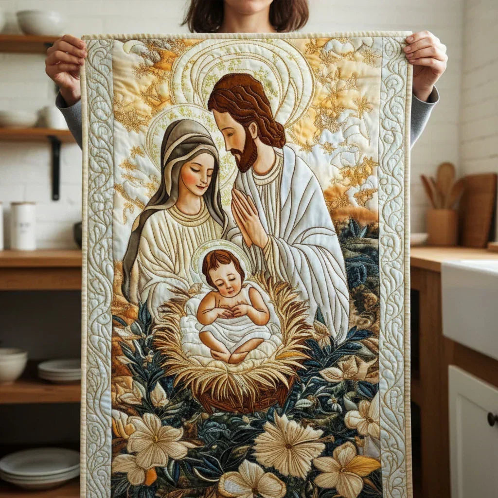 Quilted Table Runner - Divine Manger