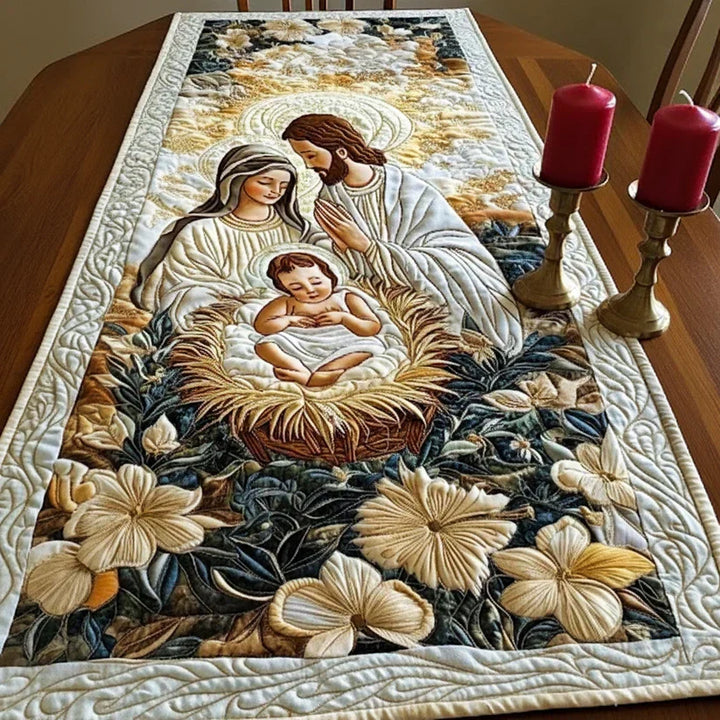Quilted Table Runner - Divine Manger