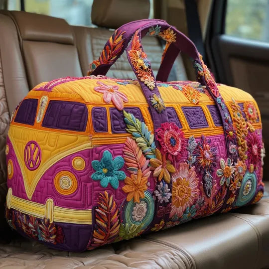 Quilted Travel Bag - Hippie Van