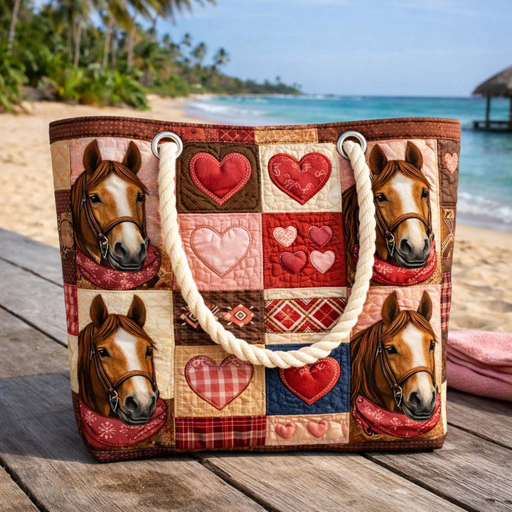 Handmade Beach Bag - Rustic Table Runner