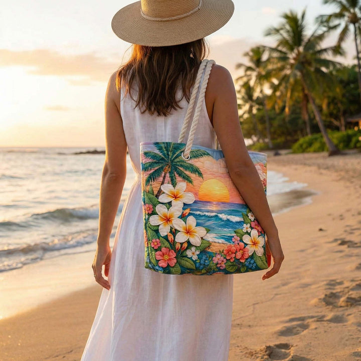 Handmade Beach Bag - Tropical Breeze