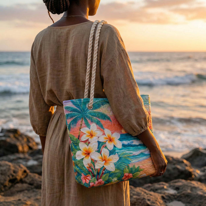 Handmade Beach Bag - Tropical Spirit