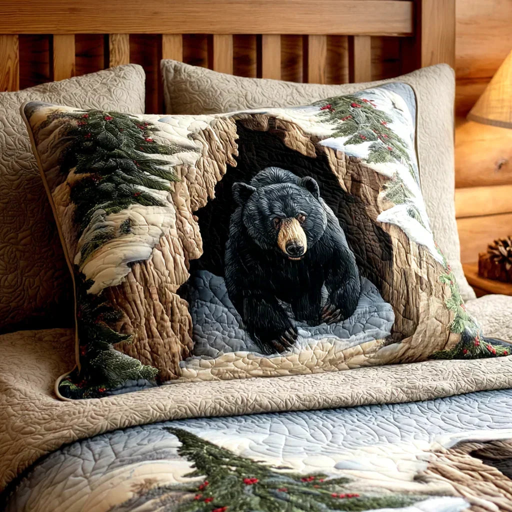 Quilted Pillow Cover - Festive Den