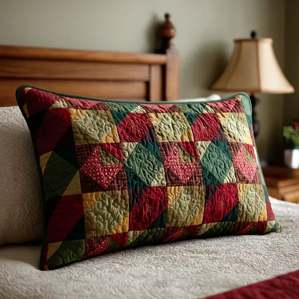 Quilted Cushion Cover - Holly Dreams