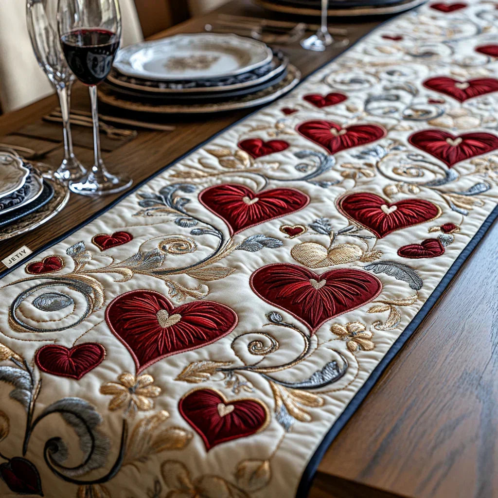 Quilted Table Runner - Waterfall