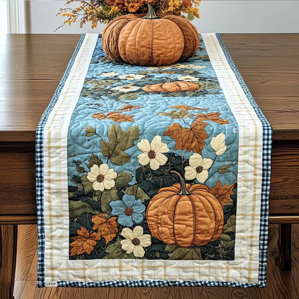 Quilted Table Runner - Pumpkin Spice Season