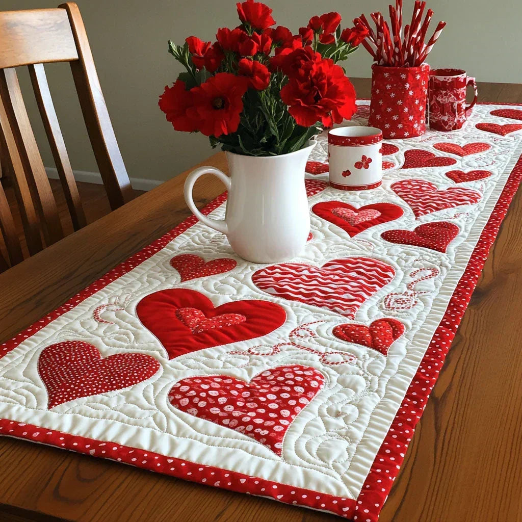 Quilted Table Runner - Cozy Warmth