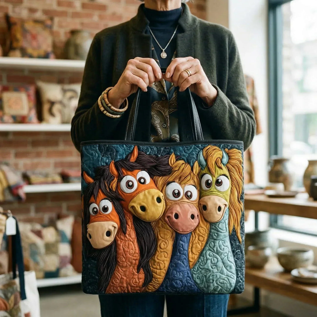 Handmade Bag - Playful Foals